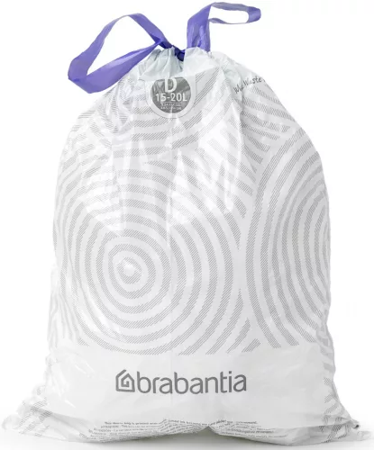 Brabantia PerfectFit szemeteszsák, D méret, 15-20L, 10 zsák/tekercs - 138126