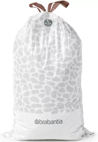 Brabantia PerfectFit szemeteszsák, L méret, 40-45L, visszazárható adagoló csomag, 40 zsák/csomag - 138645