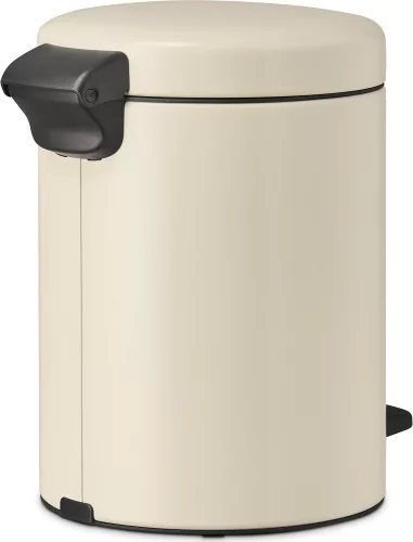 Brabantia NewIcon pedálos hulladékgyűjtő szagmentesen záródó Soft-Close fedél, műanyag tartály, 5L - W méret, acél,