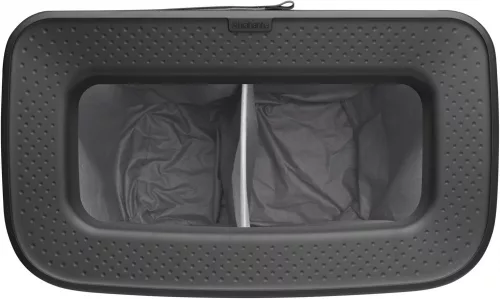 Brabantia Bo Laundry Bin lábakon álló szennyestartó szellőző nyílásokkal, tépőzáras, mosható szennyesgyűjtő zsák, Bo