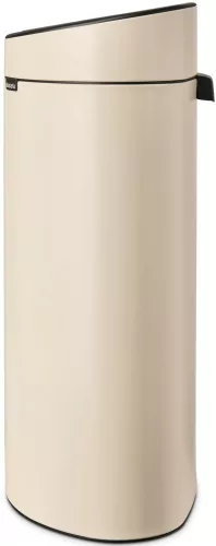 Brabantia Touch Bin New Soft-Touch nyomófedeles hulladékgyűjtő belső tartállyal, ovális, 40L - L méret, acél, világos