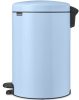 Brabantia NewIcon pedálos hulladékgyűjtő szagmentesen záródó Soft-Close fedél, műanyag tartály, 20L - Y méret, acél,