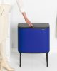 Brabantia Bo Touch Bin nyomófedeles szelektív hulladékgyűjtő, magasított, lábakon álló, műanyag tartály, 11+23L - X+J