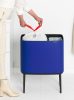 Brabantia Bo Touch Bin nyomófedeles szelektív hulladékgyűjtő, magasított, lábakon álló, műanyag tartály, 11+23L - X+J