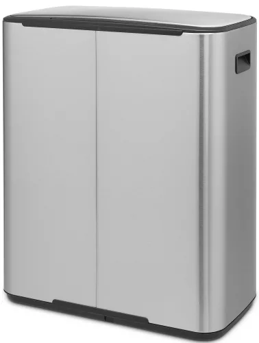 Brabantia Bo Pedal Bin pedálos hulladékgyűjtő szagmentesen záródó Soft-Close fedél, műanyag tartály, 60L - M méret, r.m.