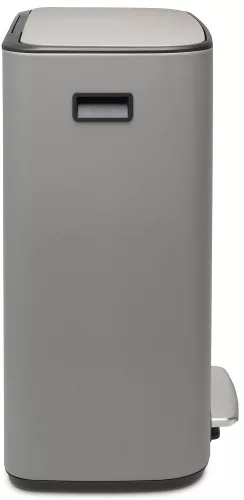 Brabantia Bo Pedal Bin pedálos hulladékgyűjtő szagmentesen záródó Soft-Close fedél, műanyag tartály, 60L - M méret, acél