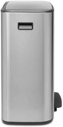 Brabantia Bo Pedal Bin pedálos szelektív hulladékgyűjtő szagmentesen záródó Soft-Close fedél, műanyag tartály, 2x30L