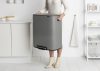 Brabantia Bo Pedal Bin pedálos szelektív hulladékgyűjtő szagmentesen záródó Soft-Close fedél, műanyag tartály, 2x30L