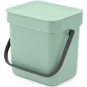   Brabantia Sort & Go konyhai szemetes felnyitható fedéllel, fogantyúval szelektív és komposzt gyűjtéséhez, 3L - A méret,