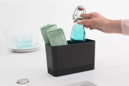 Brabantia SinkSide mikroszálas tisztítókendő, 3 db-os szett, sötétszürke, világosszürke, jáde zöld, 160x220 mm - 215827