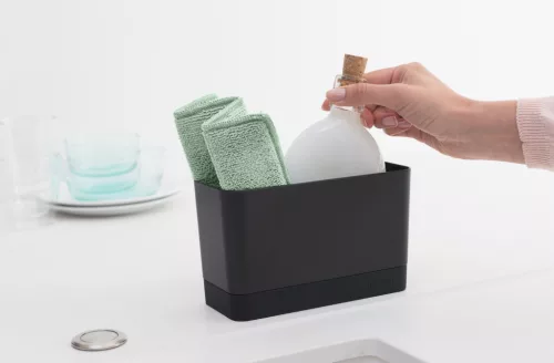 Brabantia SinkSide mikroszálas tisztítókendő, 3 db-os szett, sötétszürke, világosszürke, jáde zöld, 160x220 mm - 215827