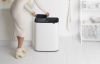 Brabantia Bo Touch Bin nyomófedeles hulladékgyűjtő XXL, padlón álló, műanyag tartály, 2x30L - O méret, acél, fehér