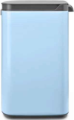 Brabantia Bo Waste Bin hulladékgyűjtő felnyitható, Soft-Close fedéllel, fali/álló, műanyag tartály, 7L - B méret, acél,