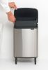 Brabantia Bo Waste Bin Hi hulladékgyűjtő felnyitható, Soft-Close fedéllel, magasított, lábakon álló, műanyag tartály, 4L