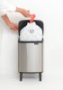 Brabantia Bo Waste Bin Hi hulladékgyűjtő felnyitható, Soft-Close fedéllel, magasított, lábakon álló, műanyag tartály, 7L