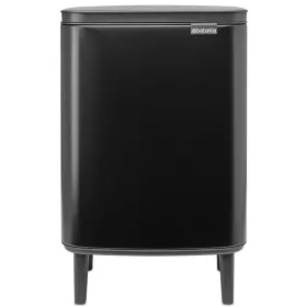   Brabantia Bo Waste Bin Hi hulladékgyűjtő felnyitható, Soft-Close fedéllel, magasított, lábakon álló, műanyag tartály,