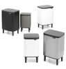 Brabantia Bo Waste Bin Hi hulladékgyűjtő felnyitható, Soft-Close fedéllel, magasított, lábakon álló, műanyag tartály,