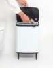 Brabantia Bo Waste Bin Hi hulladékgyűjtő felnyitható, Soft-Close fedéllel, magasított, lábakon álló, műanyag tartály,