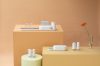 Brabantia SinkStyle Soap Dispenser konyhai szappanadagoló 200 ml, r.m. acél, üveg, szikrázó fehér ásványi textúra