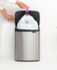 Brabantia Bo Waste Bin hulladékgyűjtő felnyitható, Soft-Close fedéllel, műanyag tartály, 12L - C méret, r.m. acél,