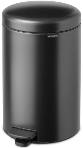 Brabantia NewIcon pedálos hulladékgyűjtő szagmentesen záródó Soft-Close fedél, műanyag tartály, 20L - Y méret, acél,