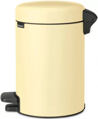 Brabantia NewIcon pedálos hulladékgyűjtő szagmentesen záródó Soft-Close fedél, műanyag tartály, 3L - V méret, acél,