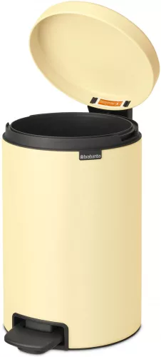 Brabantia NewIcon pedálos hulladékgyűjtő szagmentesen záródó Soft-Close fedél, műanyag tartály, 12L - X méret, acél,