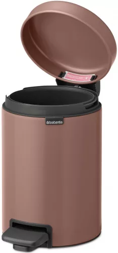 Brabantia NewIcon pedálos hulladékgyűjtő szagmentesen záródó Soft-Close fedél, műanyag tartály, 3L - V méret, acél,