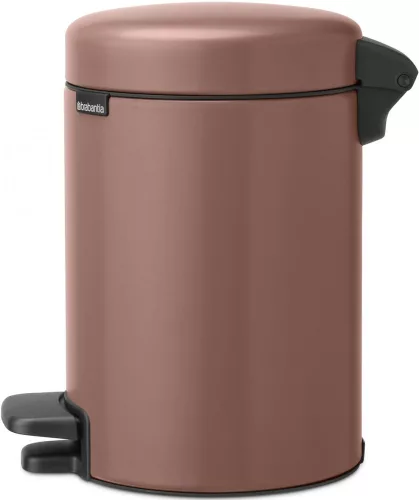 Brabantia NewIcon pedálos hulladékgyűjtő szagmentesen záródó Soft-Close fedél, műanyag tartály, 3L - V méret, acél,