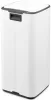 Brabantia Bo Pedal Bin pedálos hulladékgyűjtő szagmentesen záródó Soft-Close fedél, karcsú, négyzetes forma, műanyag