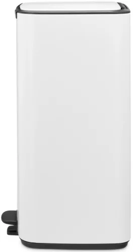 Brabantia Bo Pedal Bin pedálos hulladékgyűjtő szagmentesen záródó Soft-Close fedél, karcsú, négyzetes forma, műanyag