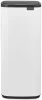 Brabantia Bo Touch Bin nyomófedeles hulladékgyűjtő, karcsú, négyzetes forma, műanyag tartály, 30L - O méret, acél, fehér