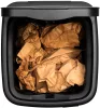 Brabantia Bo Touch Bin nyomófedeles hulladékgyűjtő, karcsú, négyzetes forma, műanyag tartály, 30L - O méret, acél, fehér
