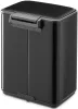 Brabantia Bo Pedal Bin pedálos hulladékgyűjtő szagmentesen záródó Soft-Close fedél, karcsú, négyzetes forma, műanyag