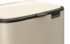 Brabantia Bo Pedal Bin pedálos hulladékgyűjtő szagmentesen záródó Soft-Close fedél, karcsú, négyzetes forma, műanyag