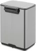 Brabantia Bo Pedal Bin pedálos hulladékgyűjtő szagmentesen záródó Soft-Close fedél, karcsú, négyzetes forma, műanyag