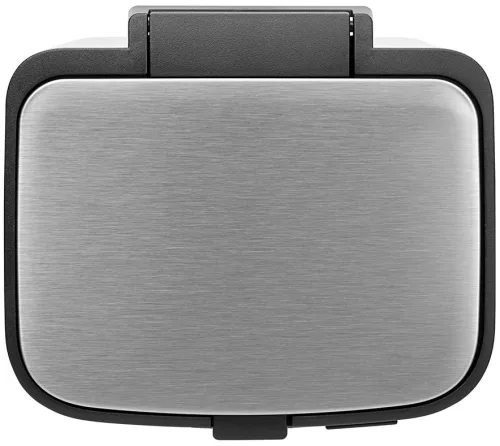 Brabantia Bo Pedal Bin pedálos hulladékgyűjtő szagmentesen záródó Soft-Close fedél, karcsú, négyzetes forma, műanyag