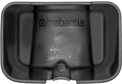 Brabantia Bo Pedal Bin pedálos hulladékgyűjtő szagmentesen záródó Soft-Close fedél, karcsú, négyzetes forma, műanyag