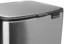 Brabantia Bo Pedal Bin pedálos hulladékgyűjtő szagmentesen záródó Soft-Close fedél, karcsú, négyzetes forma, műanyag