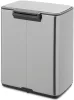 Brabantia Bo Pedal Bin pedálos hulladékgyűjtő szagmentesen záródó Soft-Close fedél, karcsú, négyzetes forma, műanyag