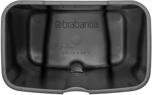 Brabantia Bo Pedal Bin pedálos hulladékgyűjtő szagmentesen záródó Soft-Close fedél, karcsú, négyzetes forma, műanyag