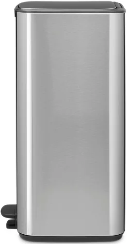 Brabantia Bo Pedal Bin pedálos hulladékgyűjtő szagmentesen záródó Soft-Close fedél, karcsú, négyzetes forma, műanyag