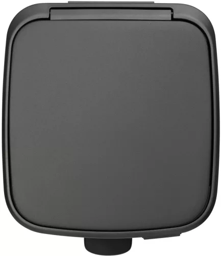 Brabantia Bo Pedal Bin pedálos hulladékgyűjtő szagmentesen záródó Soft-Close fedél, karcsú, négyzetes forma, műanyag