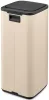 Brabantia Bo Touch Bin nyomófedeles hulladékgyűjtő, karcsú, négyzetes forma, műanyag tartály, 30L - O méret, acél,