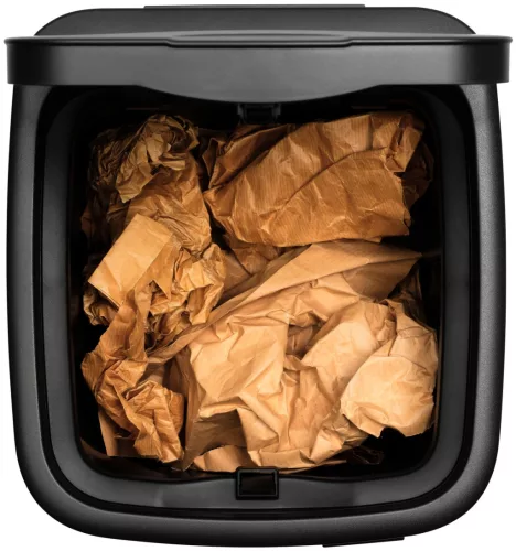 Brabantia Bo Touch Bin nyomófedeles hulladékgyűjtő, karcsú, négyzetes forma, műanyag tartály, 30L - O méret, acél,