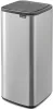 Brabantia Bo Touch Bin nyomófedeles hulladékgyűjtő, karcsú, négyzetes forma, műanyag tartály, 30L - O méret, r.m. acél,