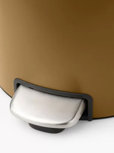 Brabantia NewIcon pedálos hulladékgyűjtő szagmentesen záródó Soft-Close fedél, műanyag tartály, 30L - G méret, acél,