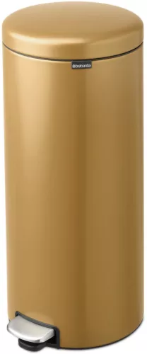 Brabantia NewIcon pedálos hulladékgyűjtő szagmentesen záródó Soft-Close fedél, műanyag tartály, 30L - G méret, acél,