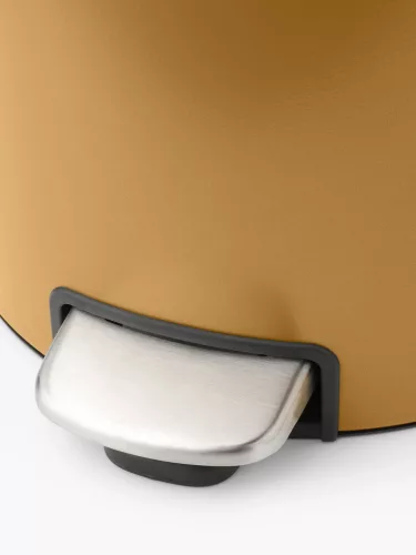 Brabantia NewIcon pedálos hulladékgyűjtő szagmentesen záródó Soft-Close fedél, műanyag tartály, 30L - G méret, acél,