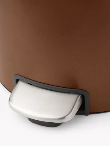 Brabantia NewIcon pedálos hulladékgyűjtő szagmentesen záródó Soft-Close fedél, műanyag tartály, 30L - G méret, acél,